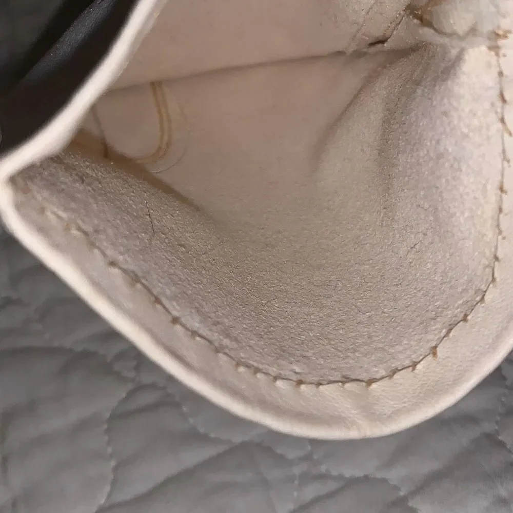 ‎Vintage White Kidskin Leather Gloves